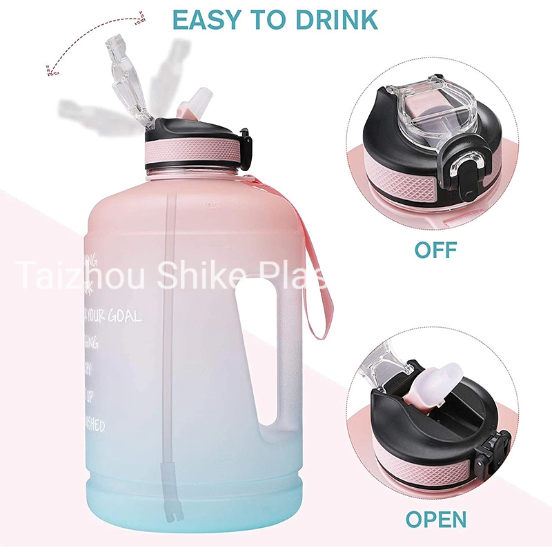 2.2 L Large Water Matt Color Sports Bottle Gym Jug Custom Logo Canteen BPA