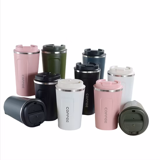 Gobelet à café isolé thermique à Double paroi réutilisable sous vide de 510ml en acier inoxydable