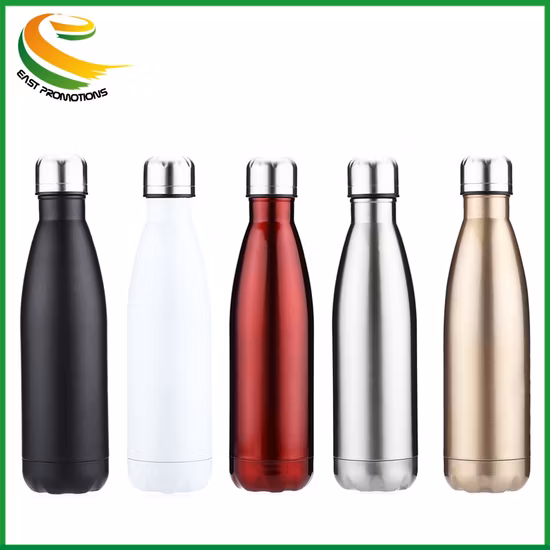 Bouteille d'eau en acier inoxydable à double paroi, flacon isotherme sous vide, bouteille d'eau de transfert de 350ml/500ml/750ml, bouteille de cola, bouteille de glace