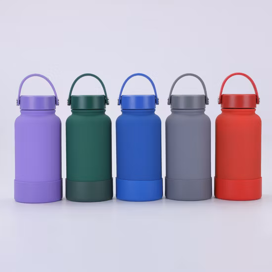 Bouteille d'eau thermos extérieure en acier inoxydable 304, à large bouche acceptable, isolée sous vide, OEM