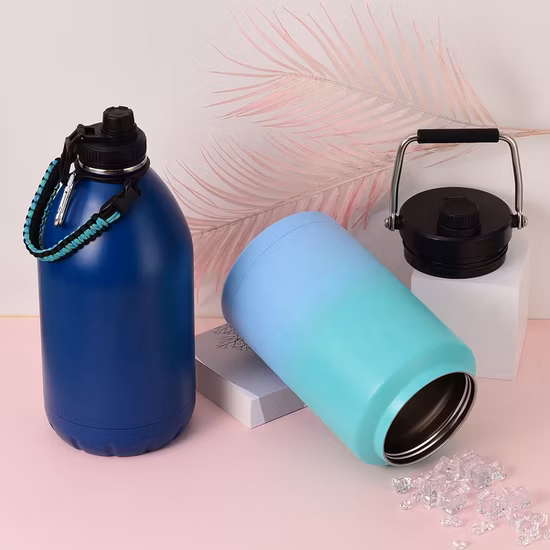 Bouteille d'eau Gym prix Gallon offre spéciale 304 stocké pichet en acier inoxydable de lait personnalisé