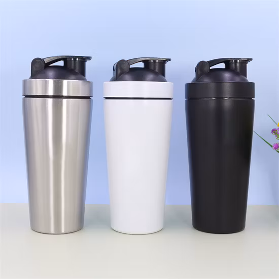 Shaker protéiné en acier inoxydable de 750 ml