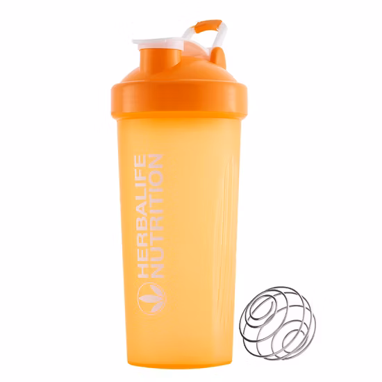 Bouteille shaker transparente à dessus en boucle classique, 20