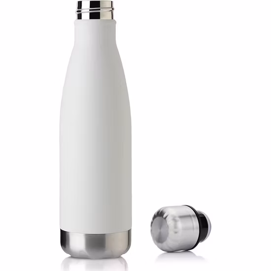 Flacons sous vide de 500 ml, bouteille d'eau en acier inoxydable 304 en forme de Cola pour sport et Fitness