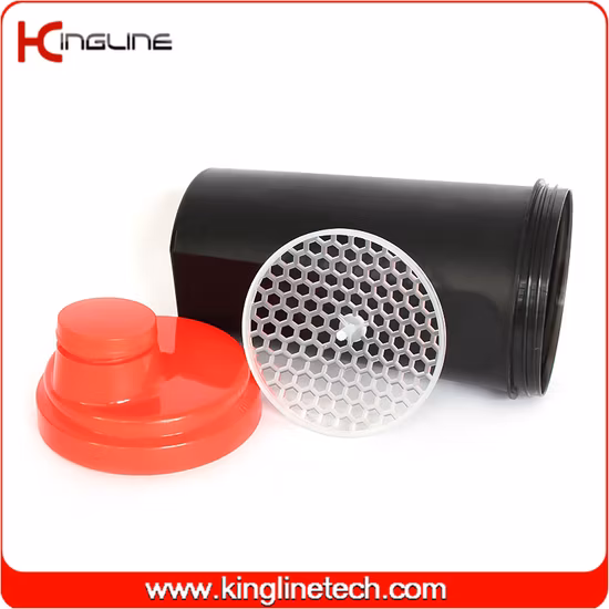 Bouteille d'eau avec shaker protéiné de 700 ml avec tamis en plastique (KL